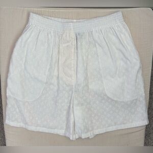 Louis Vuitton White Athletic Shorts